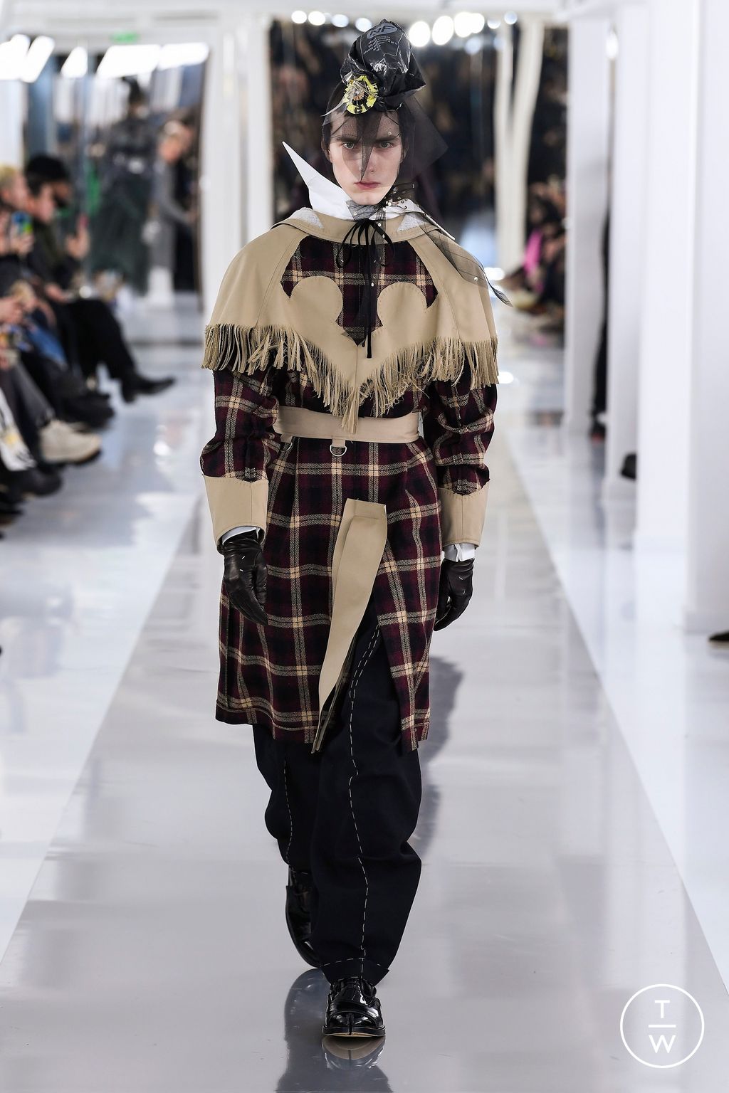 Fashion Week Paris Fall/Winter 2023 look 9 de la collection Maison Margiela menswear