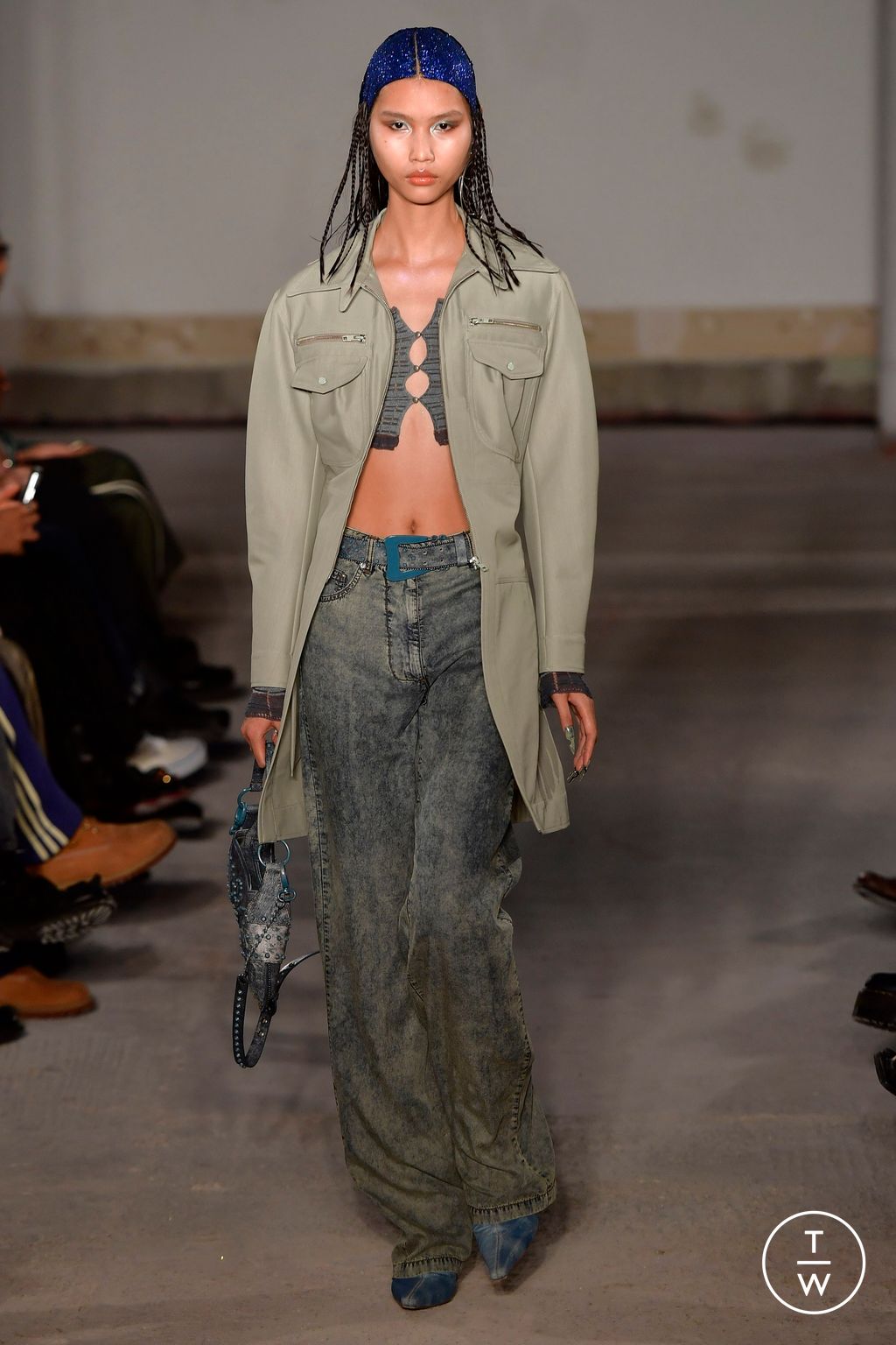 Fashion Week London Spring/Summer 2023 look 12 from the KNWLS collection womenswear