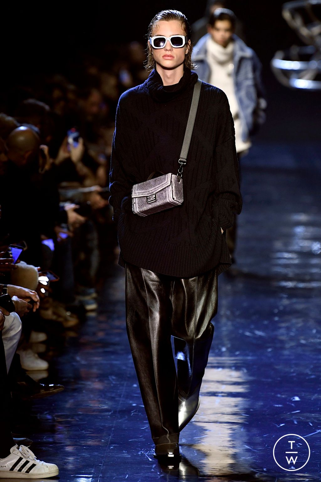 Fashion Week Milan Fall/Winter 2023 look 34 from the Fendi collection menswear
