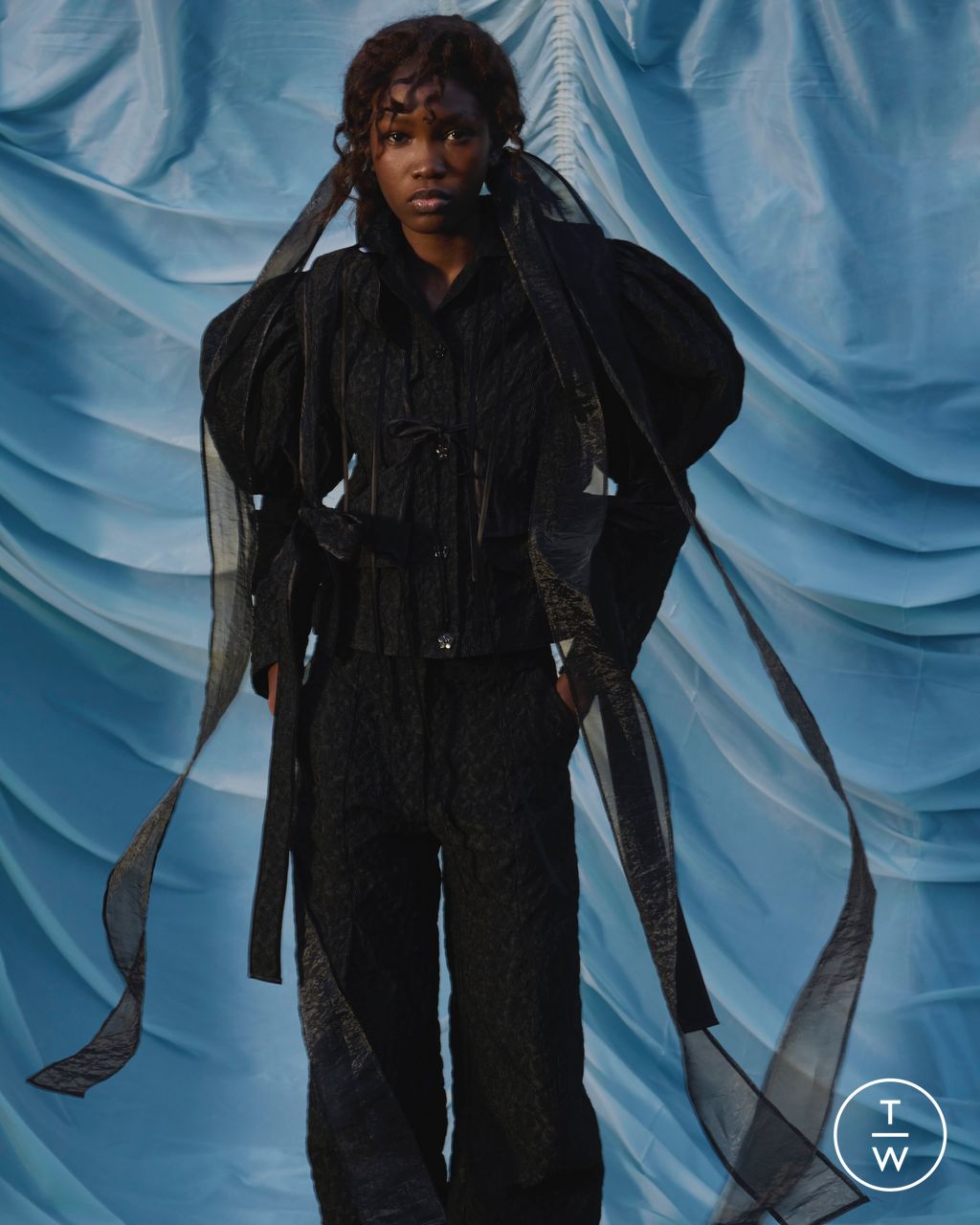 Fashion Week Paris Pre-Fall 2026 look 2 from the Cecilie Bahnsen collection womenswear