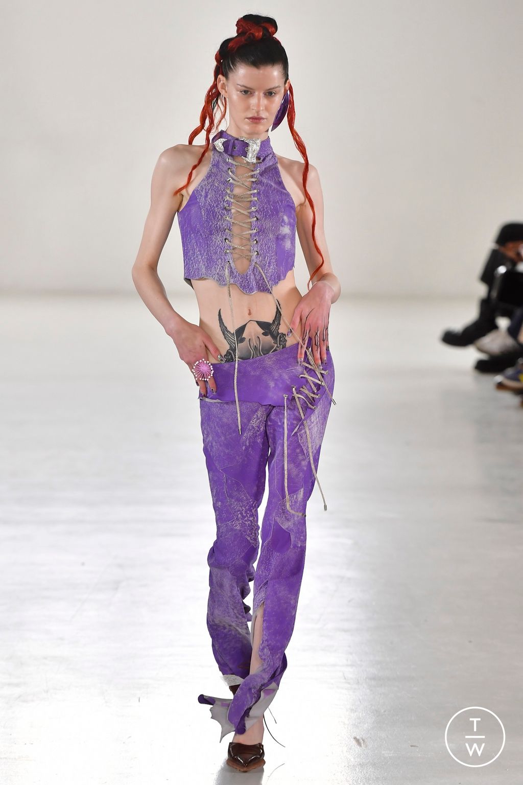 Fashion Week London Spring/Summer 2023 look 9 from the Poster Girl collection womenswear