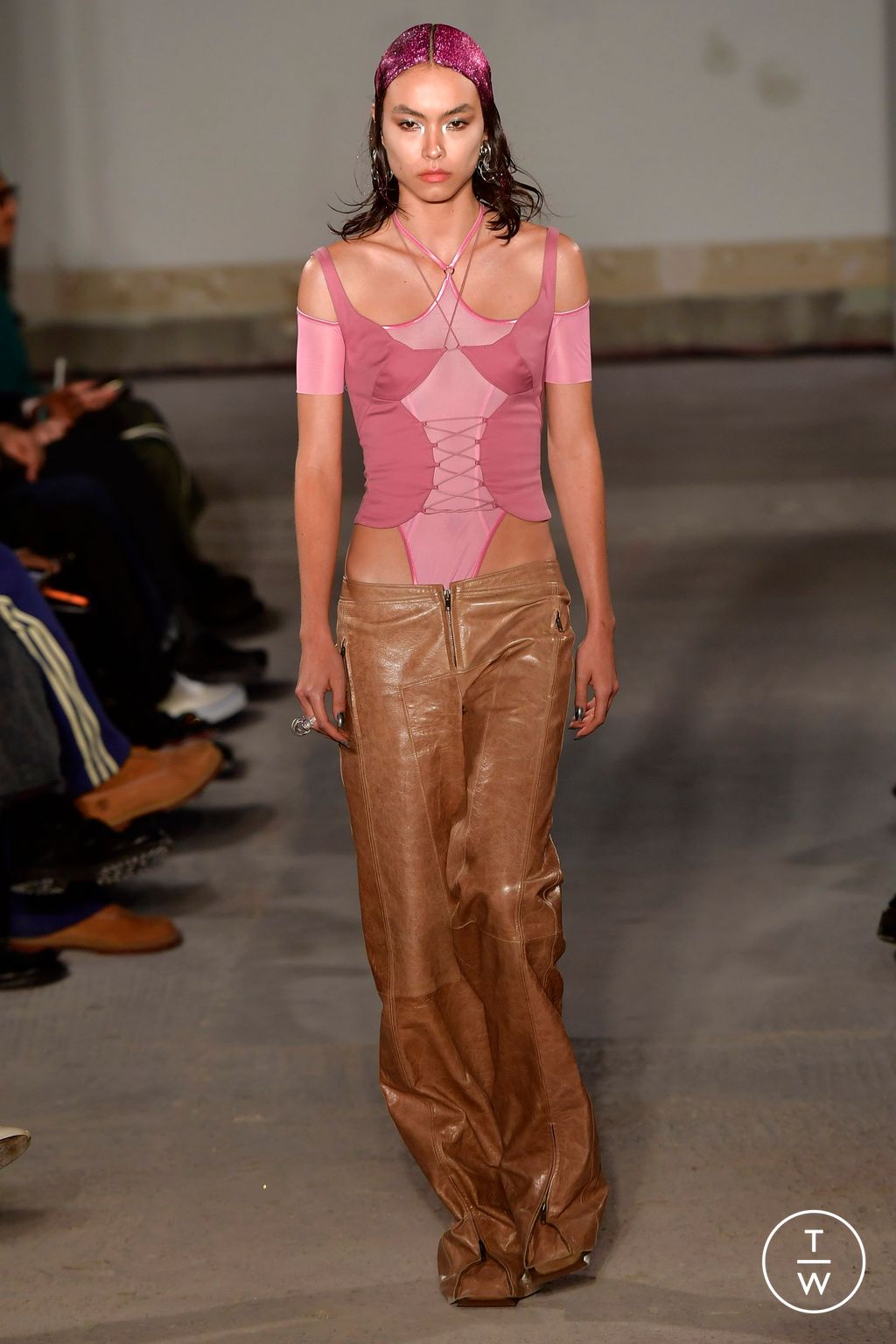 Fashion Week London Spring/Summer 2023 look 28 from the KNWLS collection womenswear
