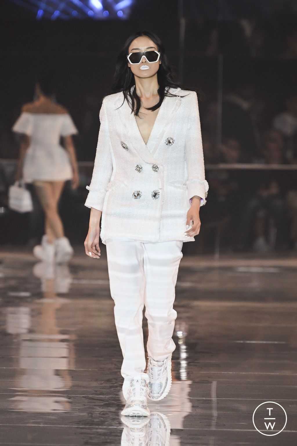 Fashion Week Milan Spring/Summer 2023 look 28 from the Philipp Plein collection womenswear
