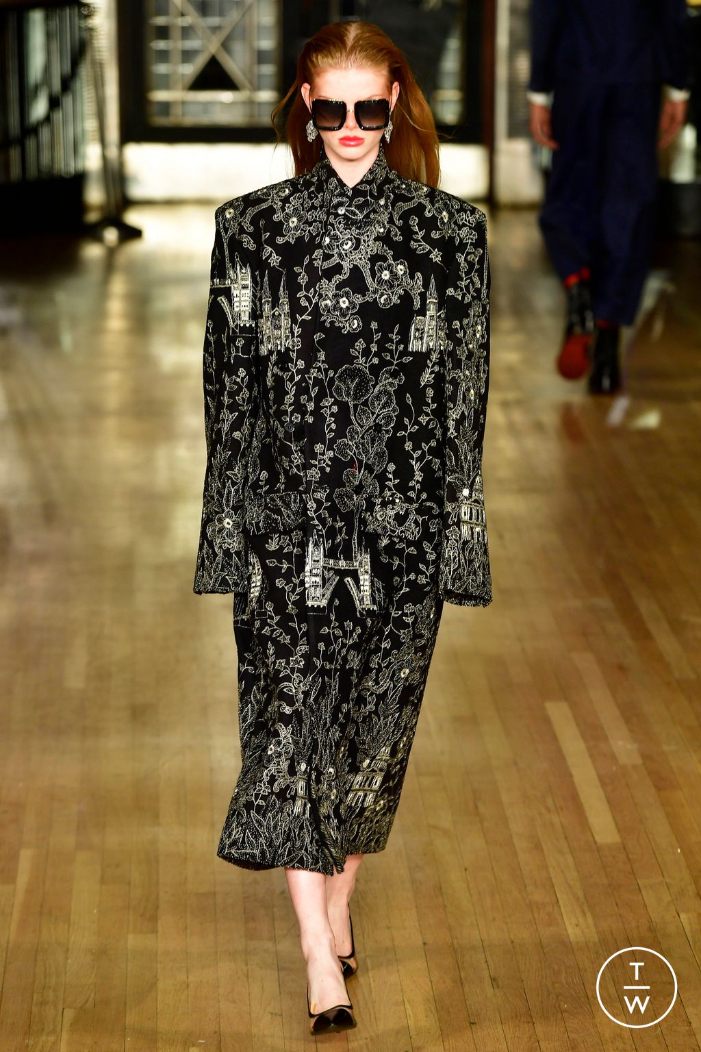 Fashion Week London Spring/Summer 2023 look 115 from the Helen Anthony collection womenswear