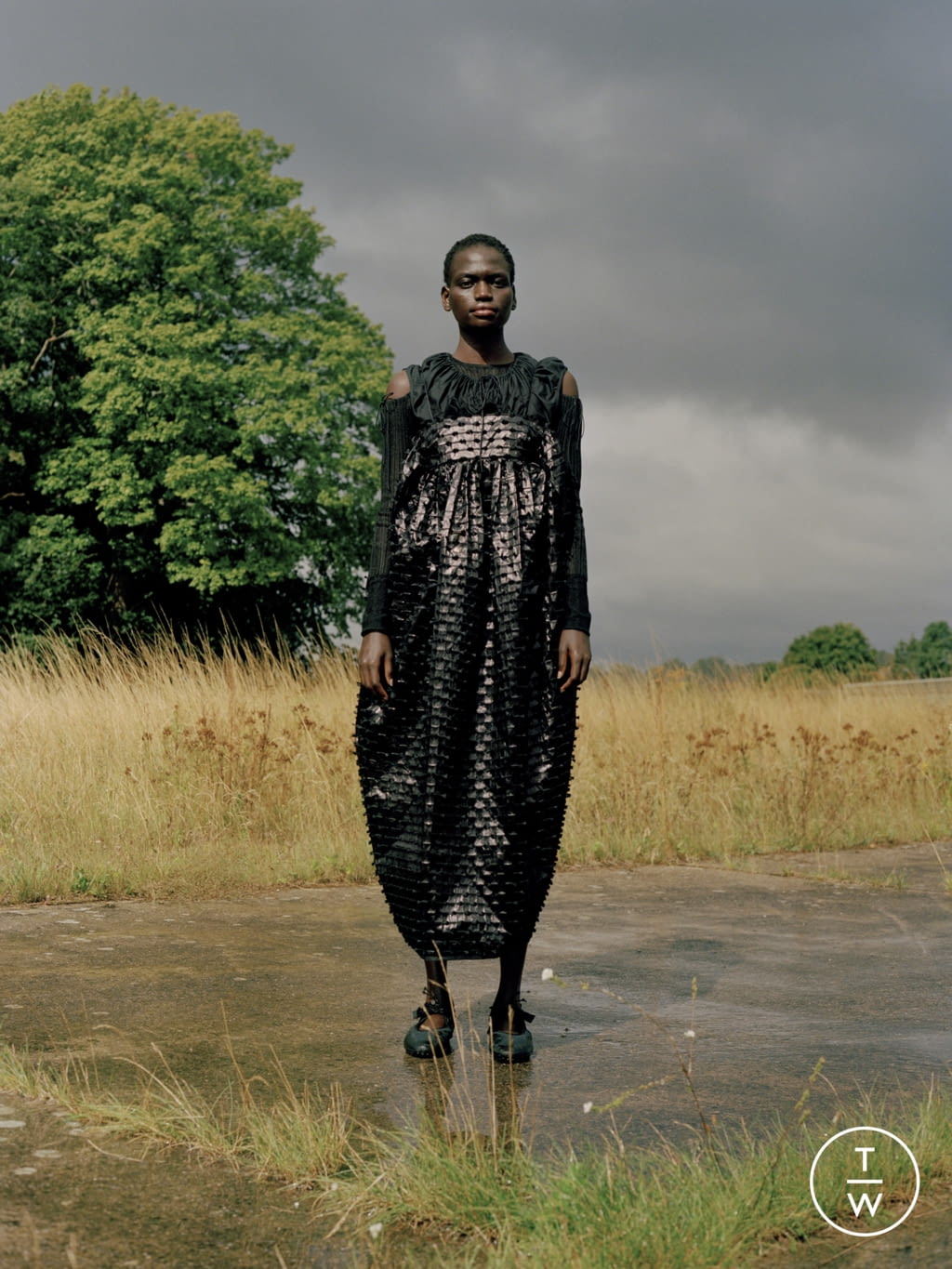 Fashion Week Paris Spring/Summer 2022 look 7 from the Cecilie Bahnsen collection womenswear