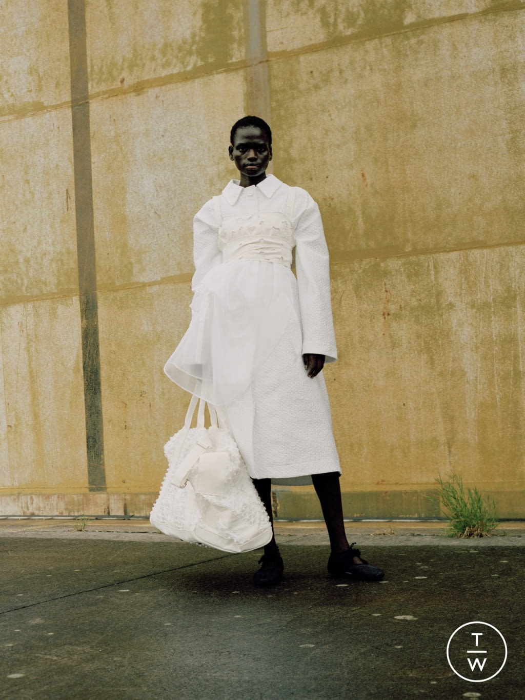 Fashion Week Paris Spring/Summer 2022 look 17 from the Cecilie Bahnsen collection 女装