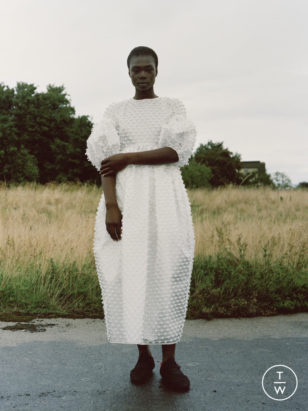 Fashion Week Paris Spring/Summer 2022 look 19 from the Cecilie Bahnsen collection womenswear