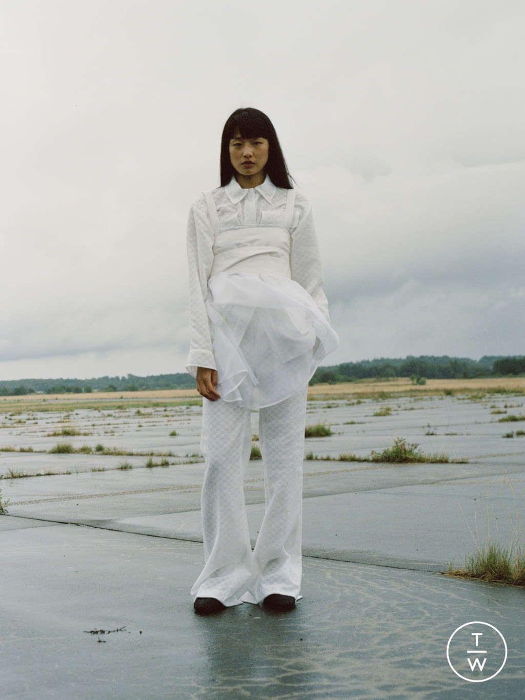 Fashion Week Paris Spring/Summer 2022 look 21 from the Cecilie Bahnsen collection womenswear