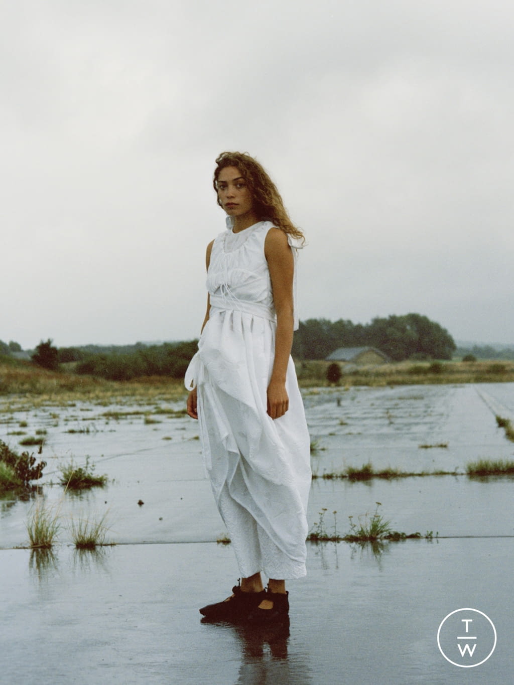 Fashion Week Paris Spring/Summer 2022 look 23 from the Cecilie Bahnsen collection womenswear