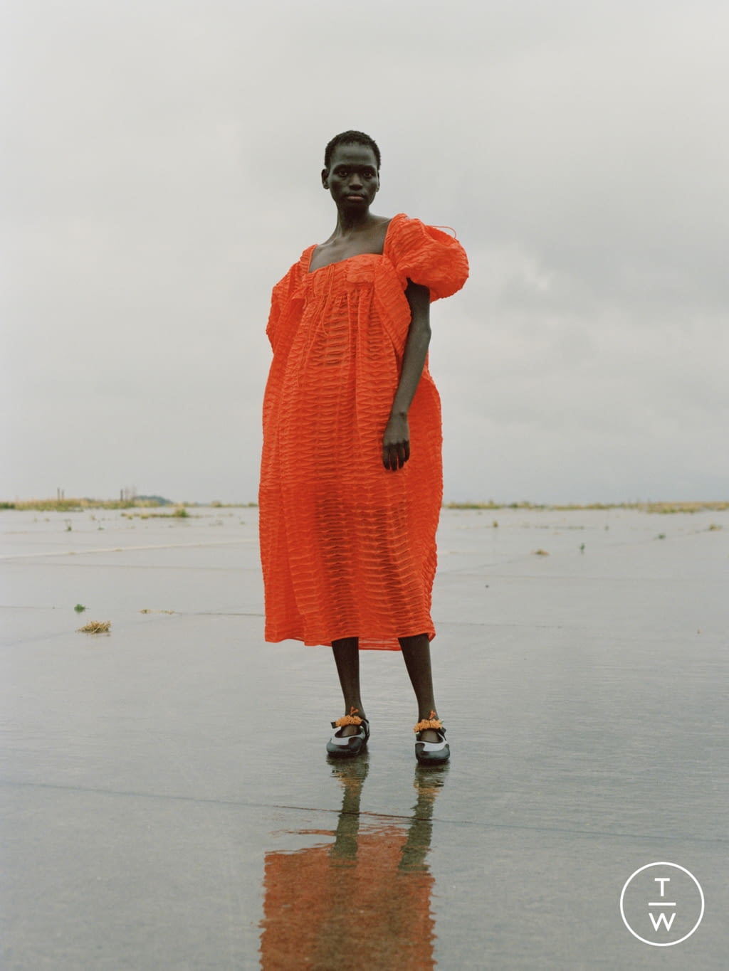 Fashion Week Paris Spring/Summer 2022 look 27 from the Cecilie Bahnsen collection womenswear