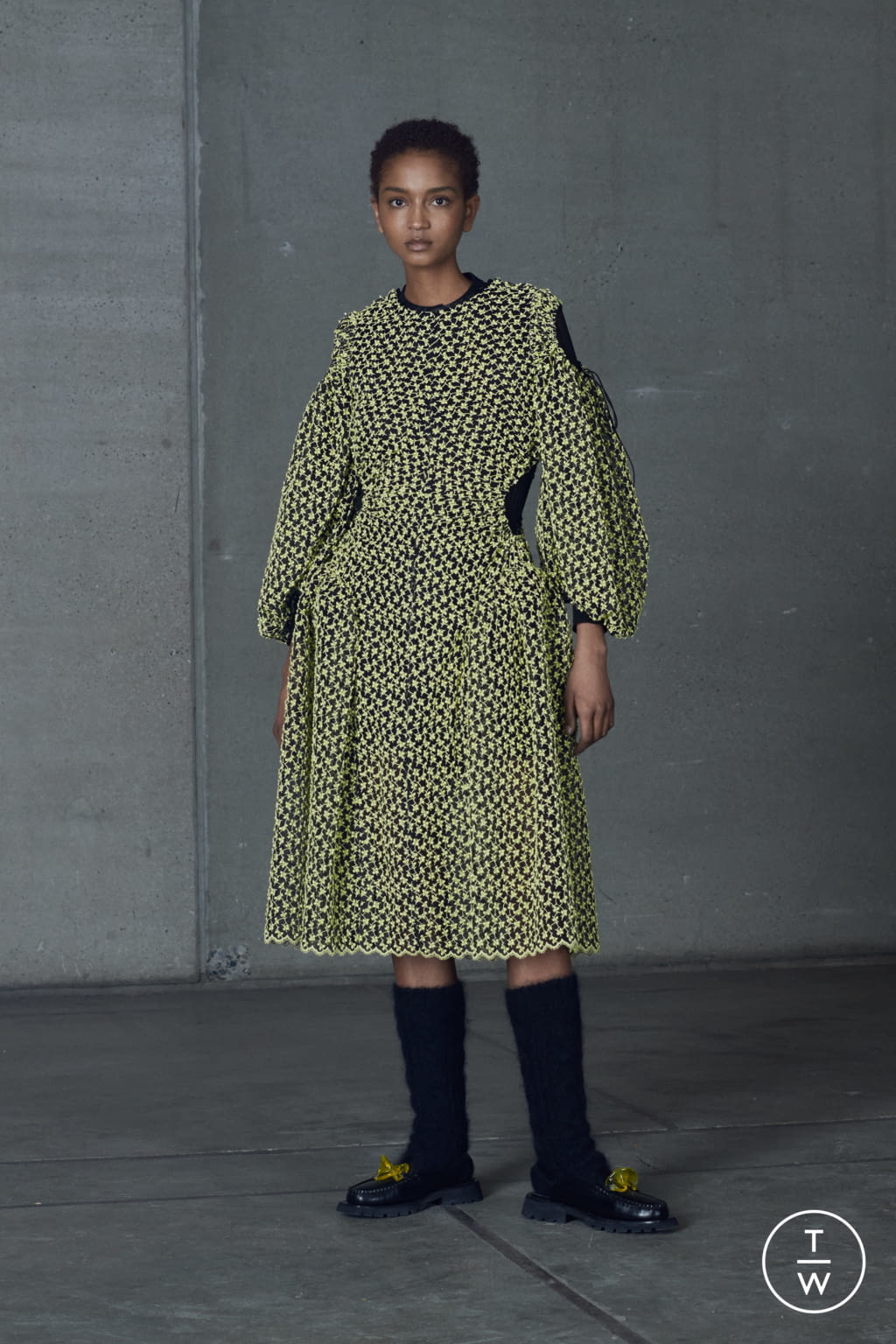 Fashion Week Paris Fall/Winter 2021 look 13 de la collection Cecilie Bahnsen womenswear