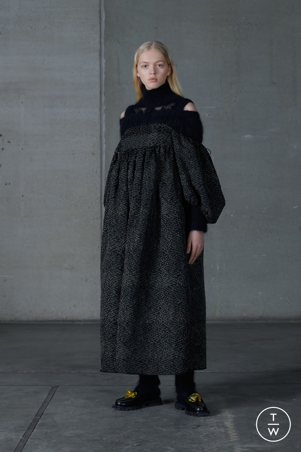 Fashion Week Paris Fall/Winter 2021 look 14 de la collection Cecilie Bahnsen womenswear