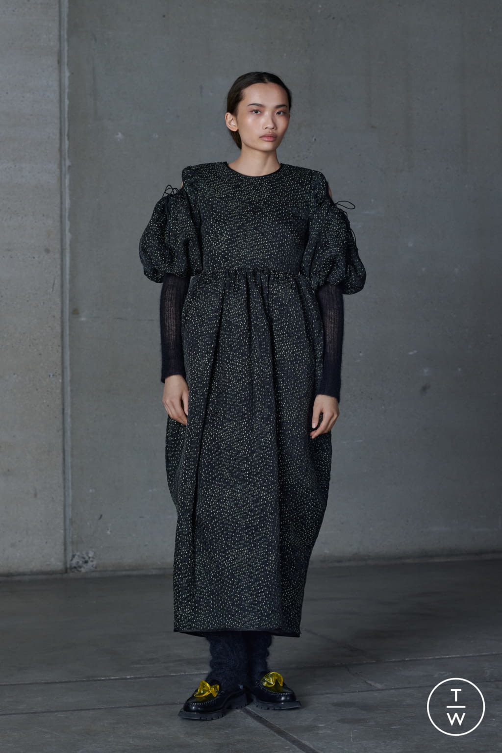 Fashion Week Paris Fall/Winter 2021 look 15 de la collection Cecilie Bahnsen womenswear