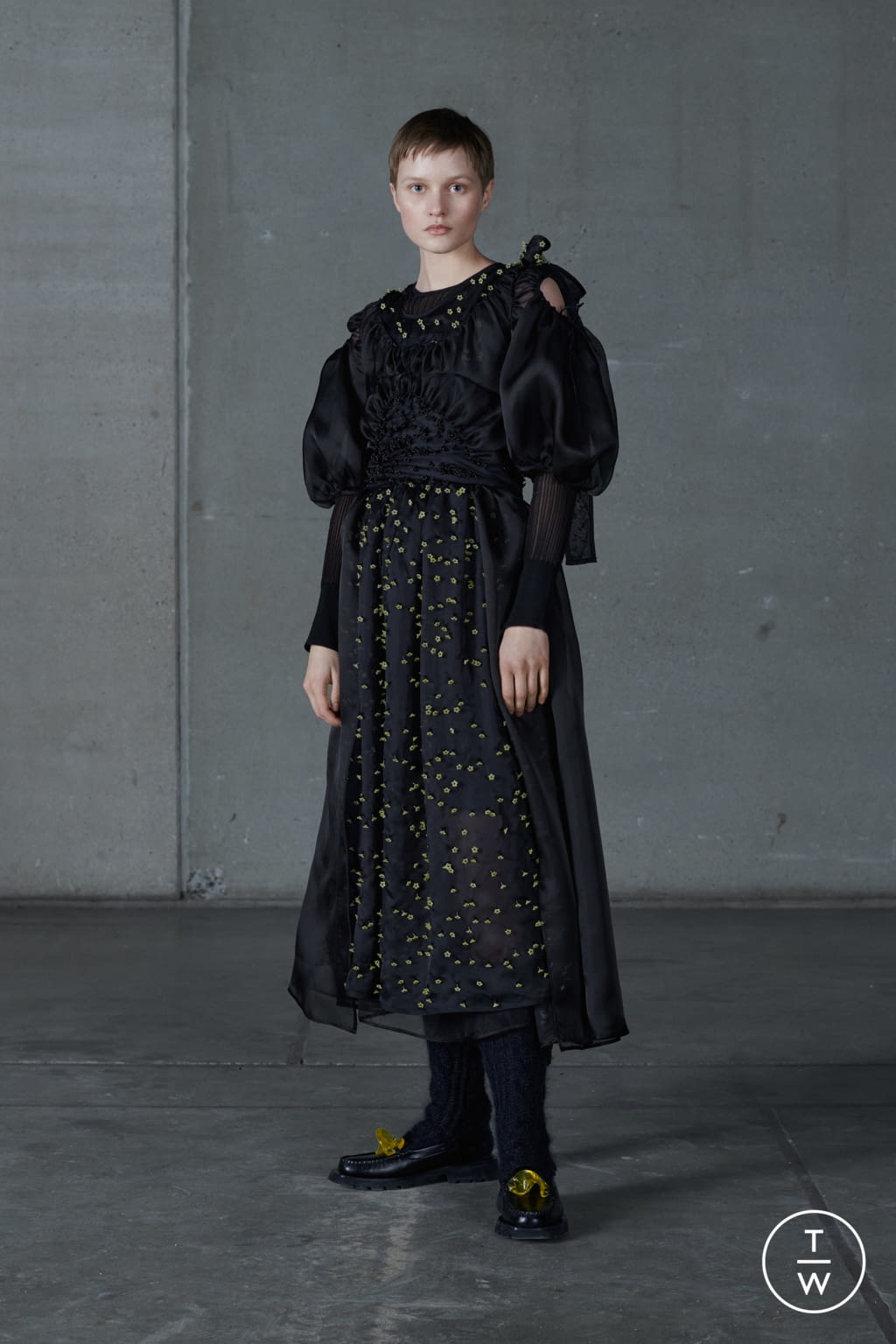 Fashion Week Paris Fall/Winter 2021 look 16 de la collection Cecilie Bahnsen womenswear