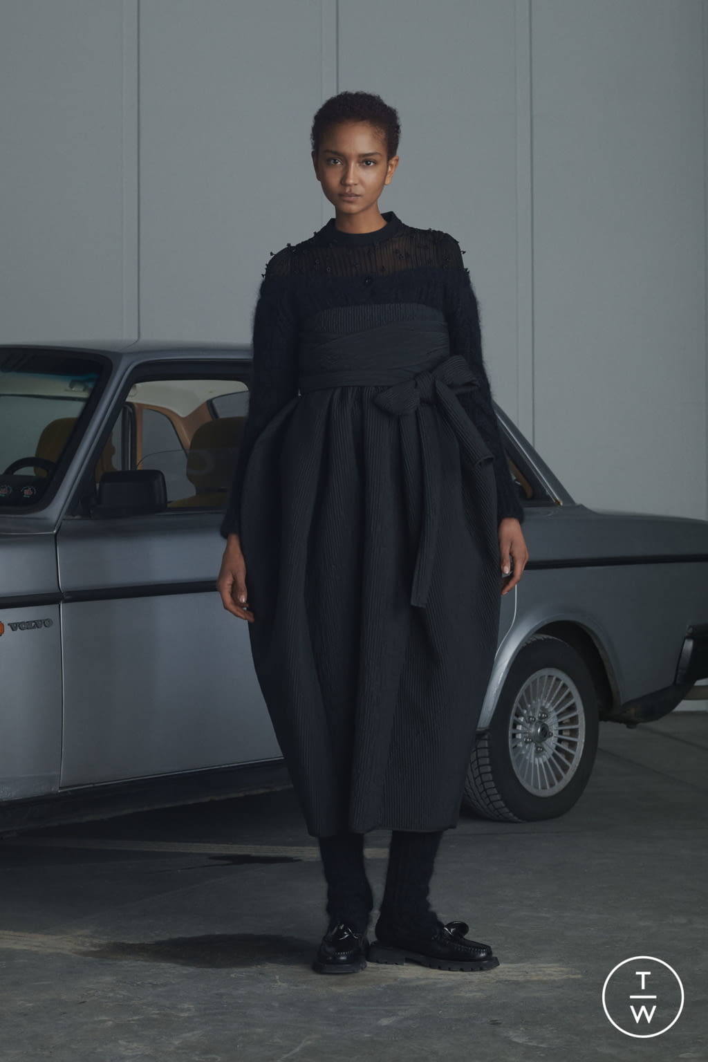 Fashion Week Paris Fall/Winter 2021 look 19 de la collection Cecilie Bahnsen womenswear