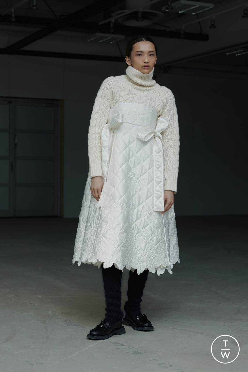 Fashion Week Paris Fall/Winter 2021 look 2 de la collection Cecilie Bahnsen womenswear