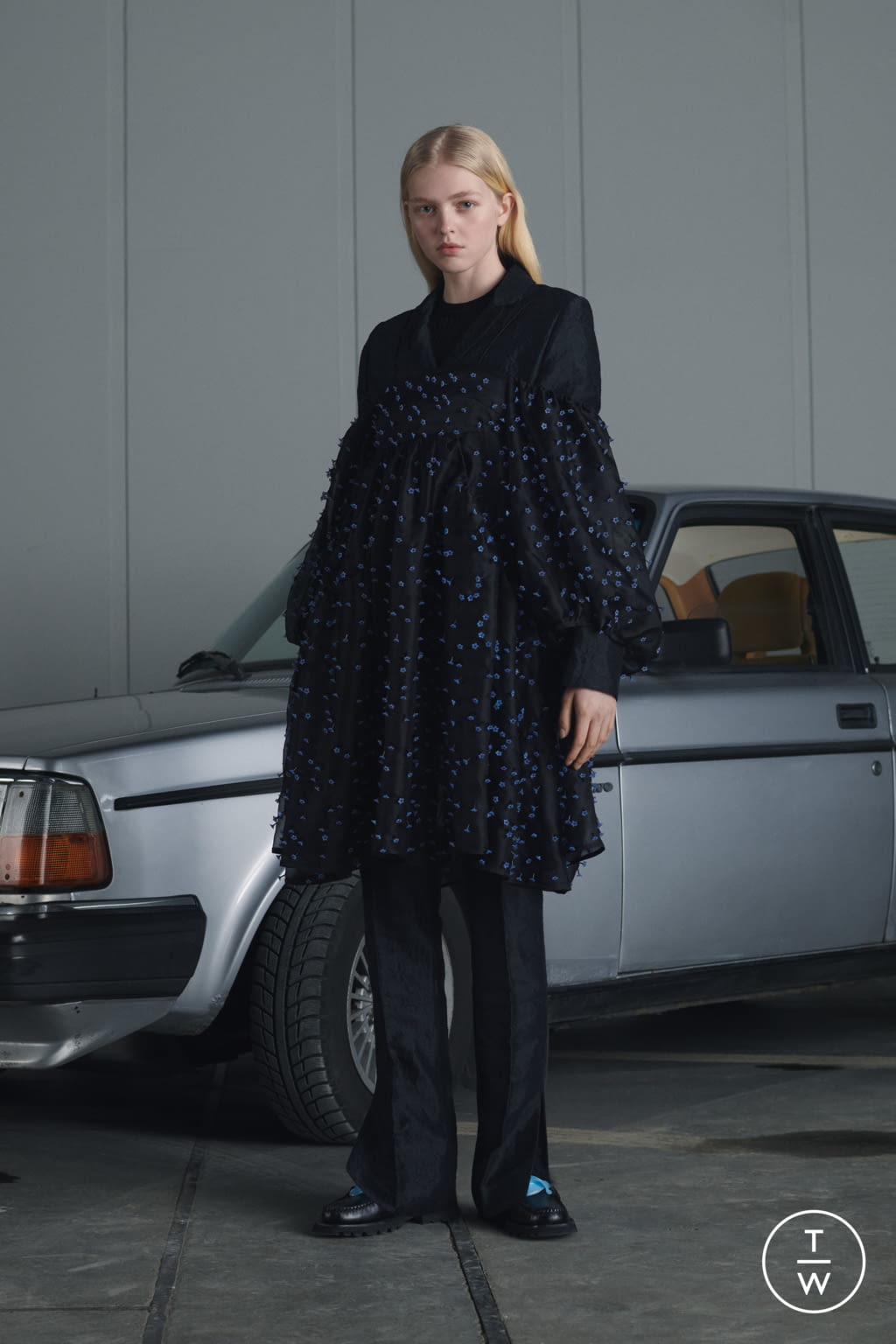 Fashion Week Paris Fall/Winter 2021 look 22 de la collection Cecilie Bahnsen womenswear