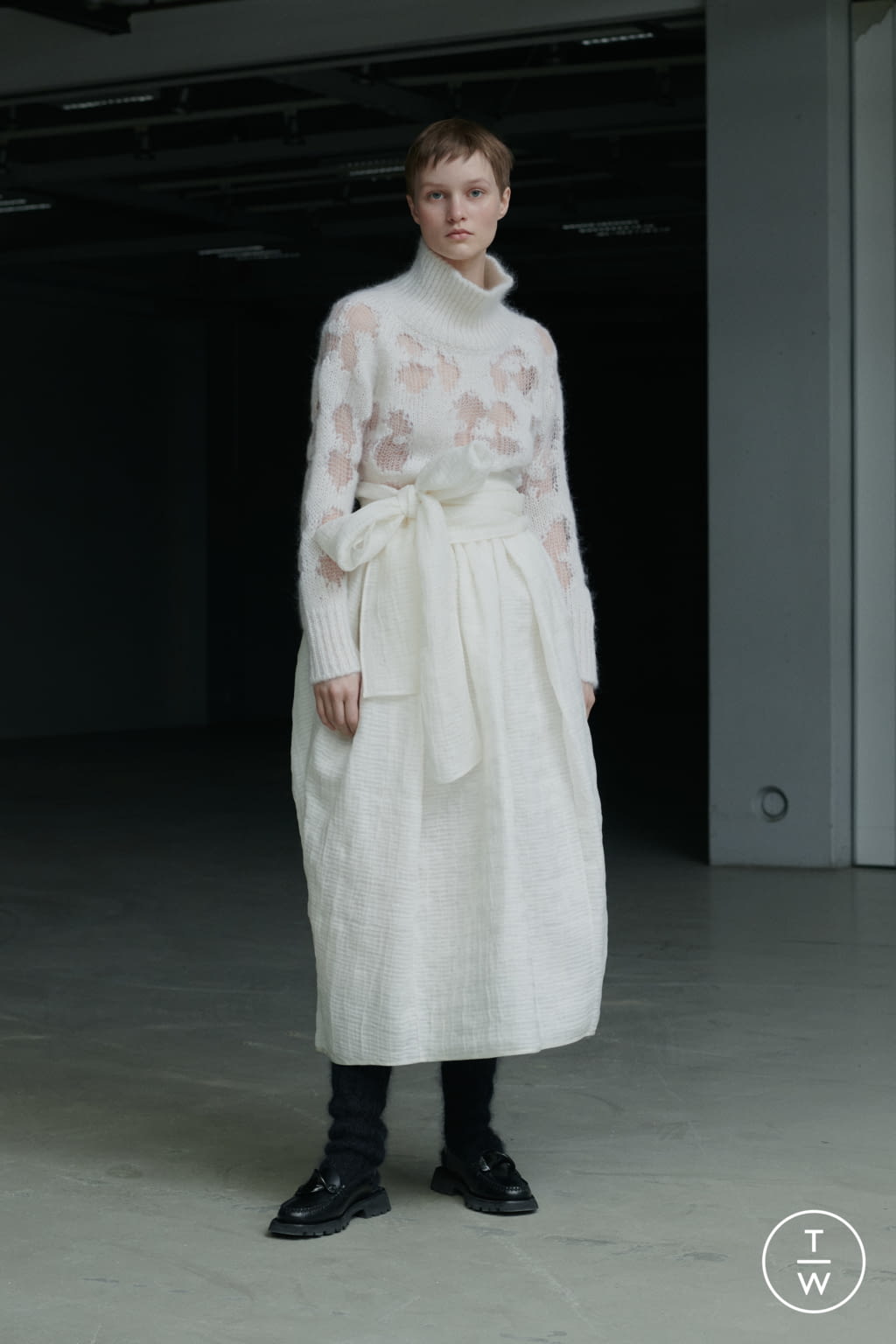 Fashion Week Paris Fall/Winter 2021 look 3 de la collection Cecilie Bahnsen womenswear