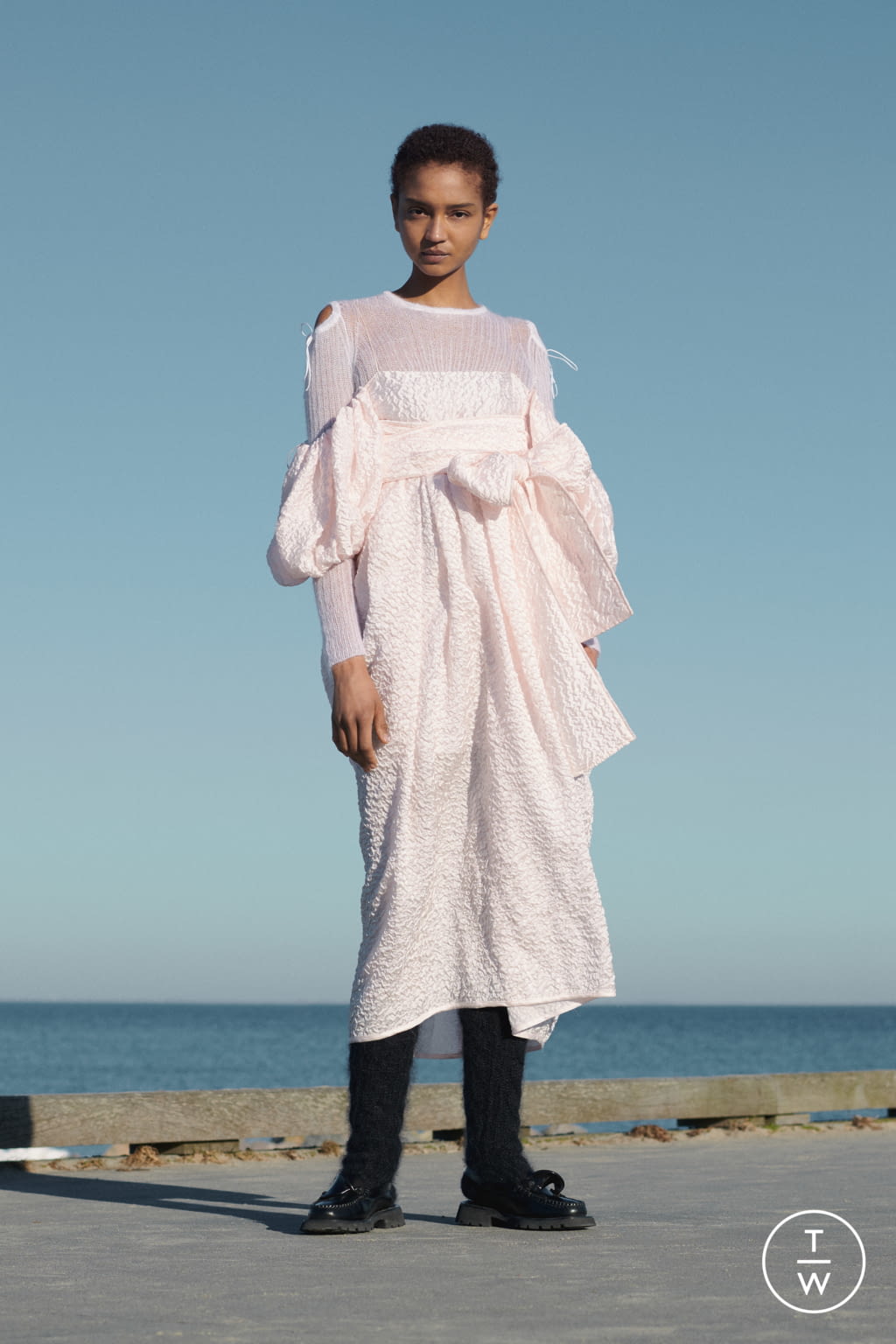 Fashion Week Paris Fall/Winter 2021 look 31 de la collection Cecilie Bahnsen womenswear