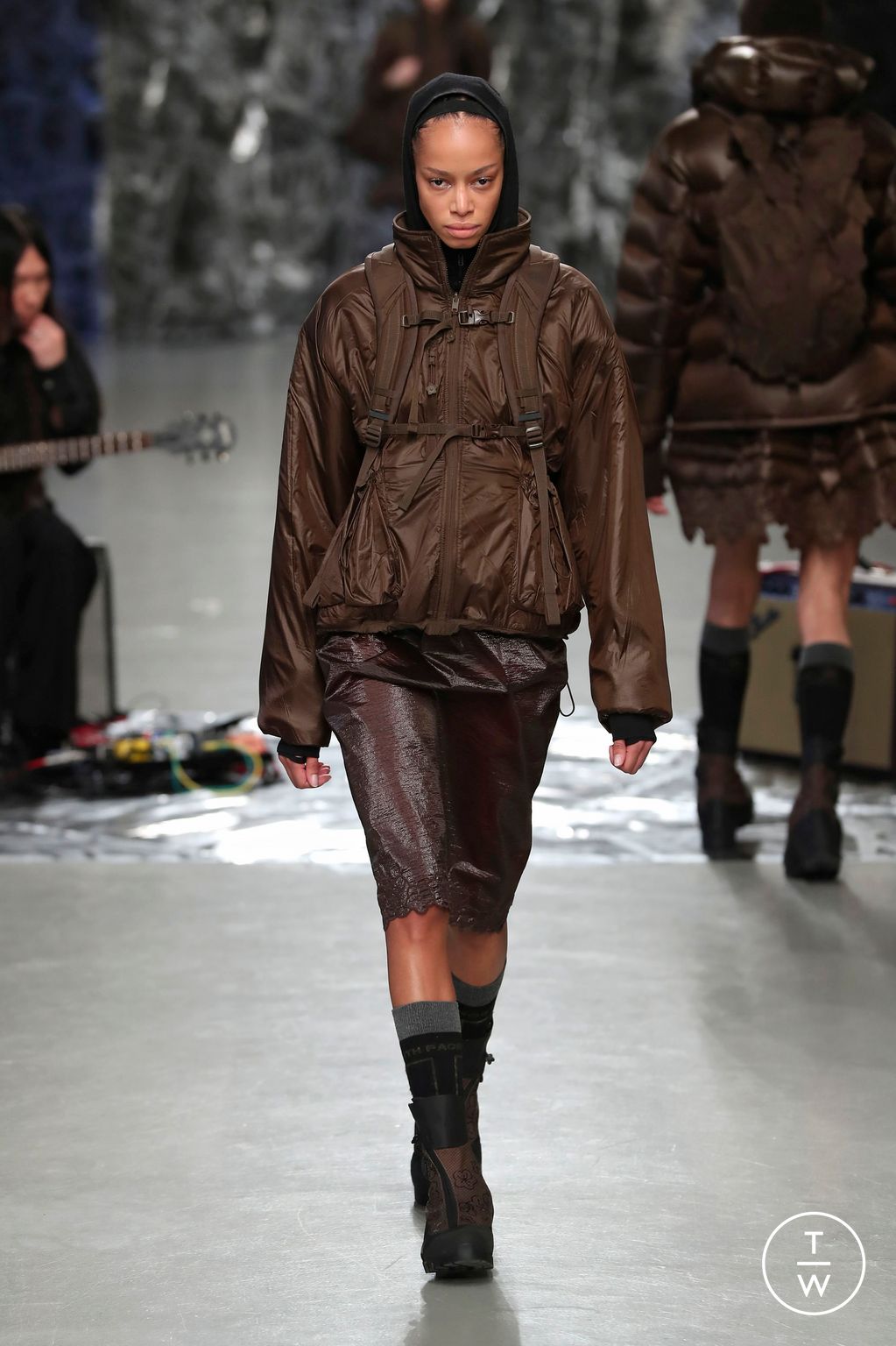 Fashion Week Paris Fall/Winter 2025 look 8 from the Cecilie Bahnsen collection womenswear