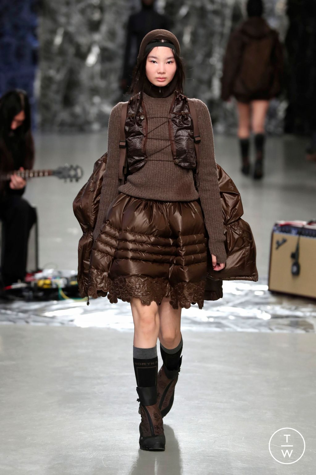 Fashion Week Paris Fall/Winter 2025 look 11 from the Cecilie Bahnsen collection womenswear