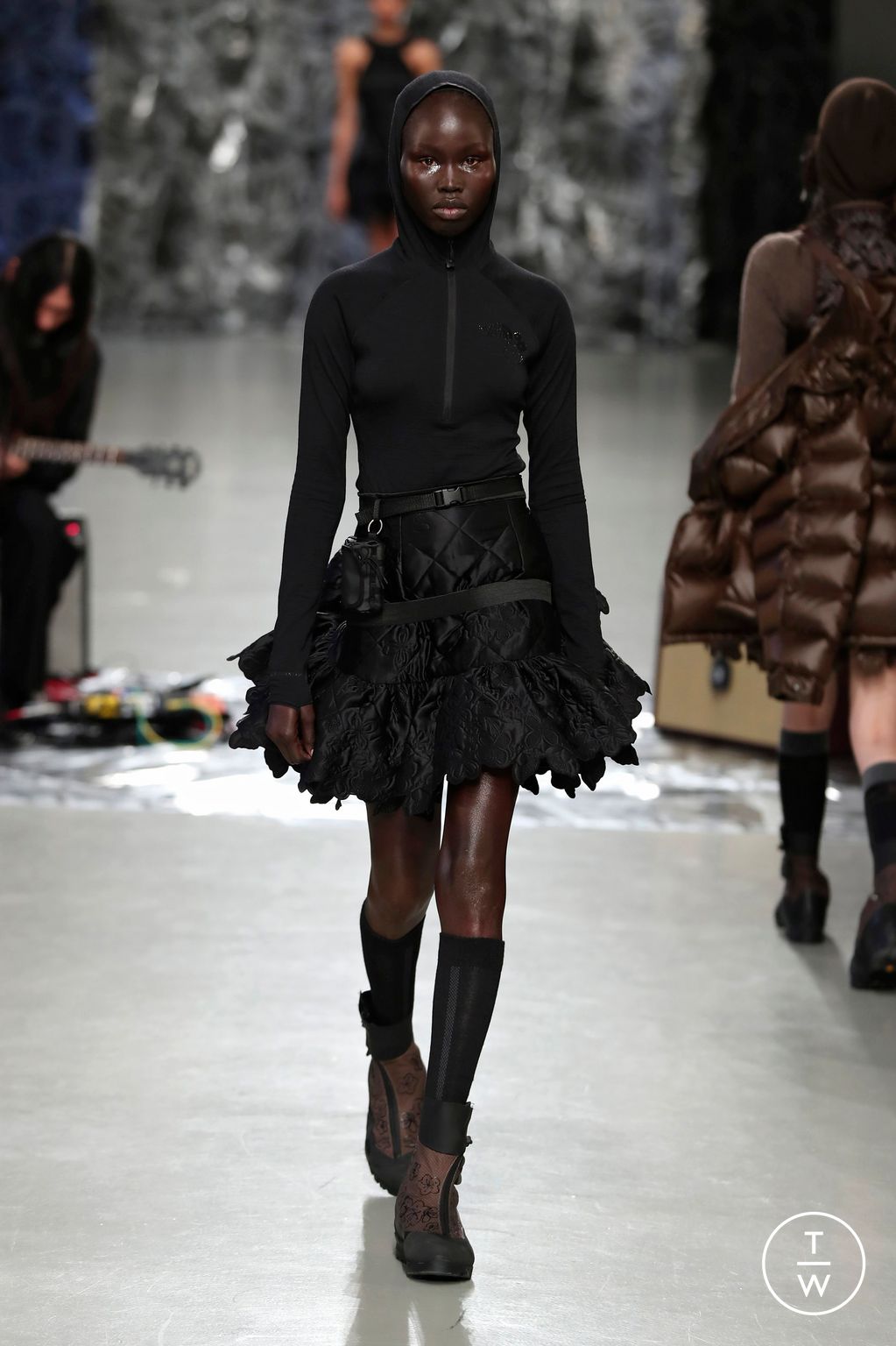 Fashion Week Paris Fall/Winter 2025 look 12 from the Cecilie Bahnsen collection womenswear
