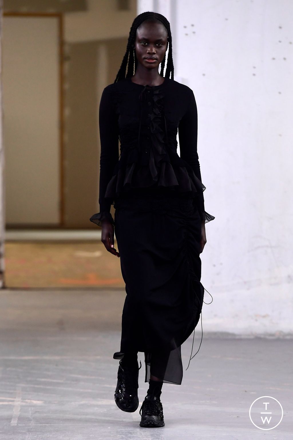 Fashion Week Paris Spring/Summer 2024 look 10 de la collection Cecilie Bahnsen womenswear