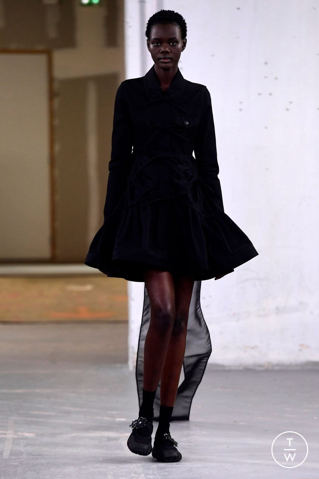 Fashion Week Paris Spring/Summer 2024 look 12 from the Cecilie Bahnsen collection womenswear