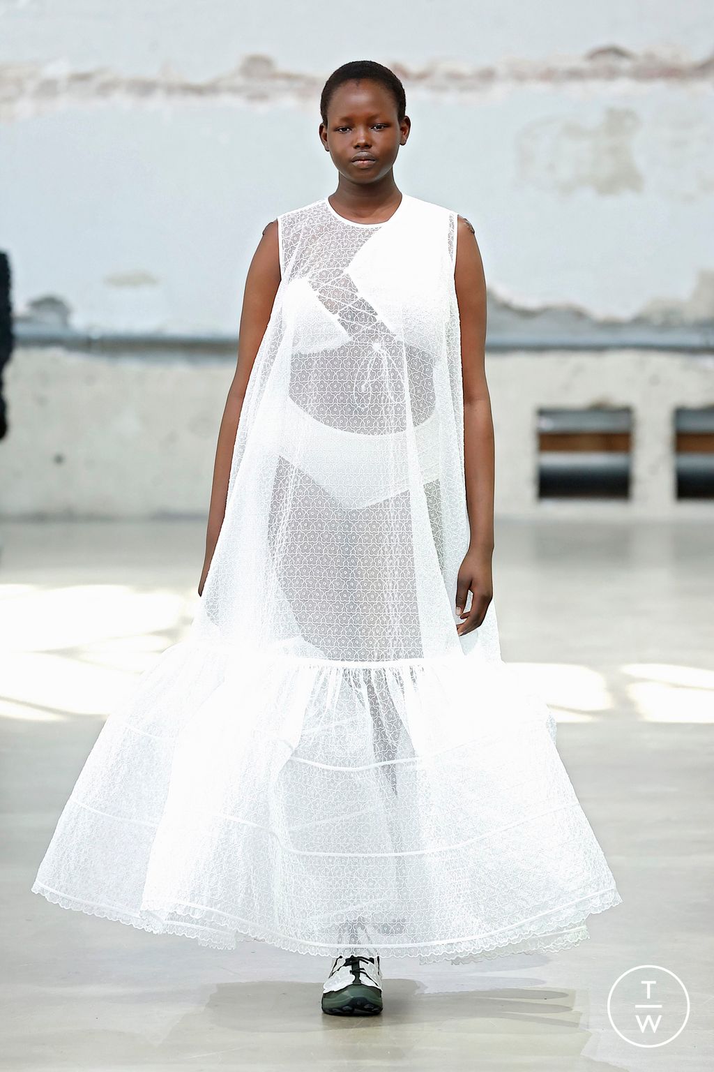 Fashion Week Paris Spring/Summer 2026 look 12 from the Cecilie Bahnsen collection womenswear