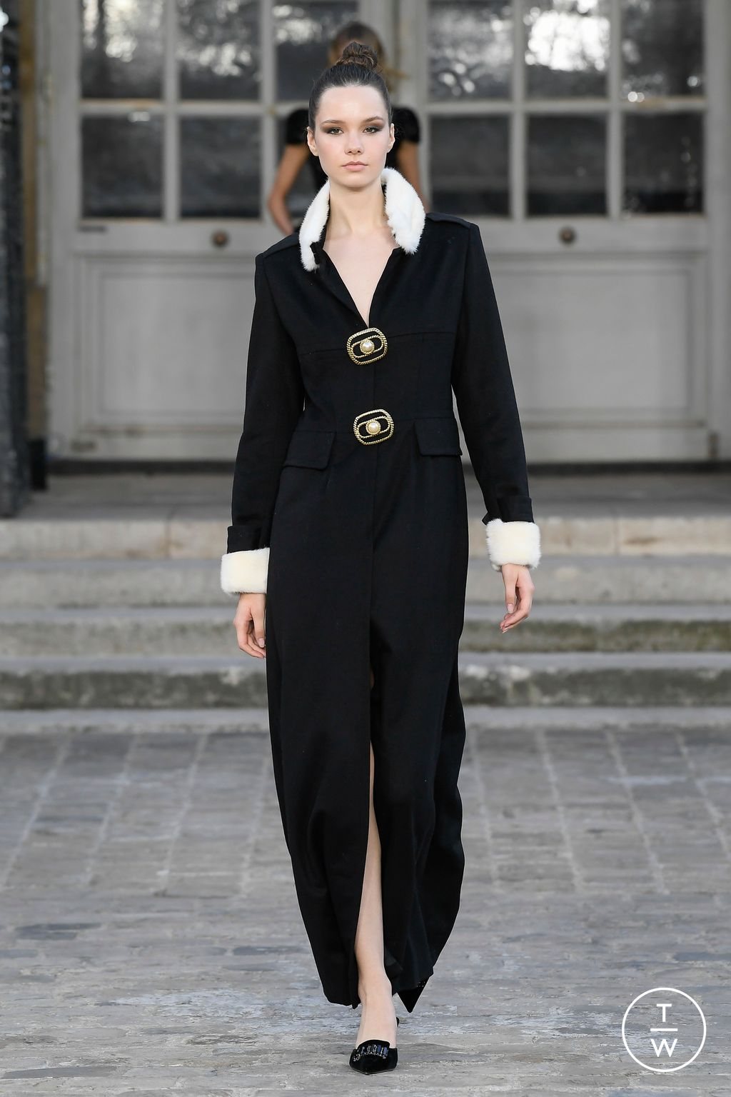 Fashion Week Paris Fall/Winter 2022 look 6 from the Celia Kritharioti collection 高级定制