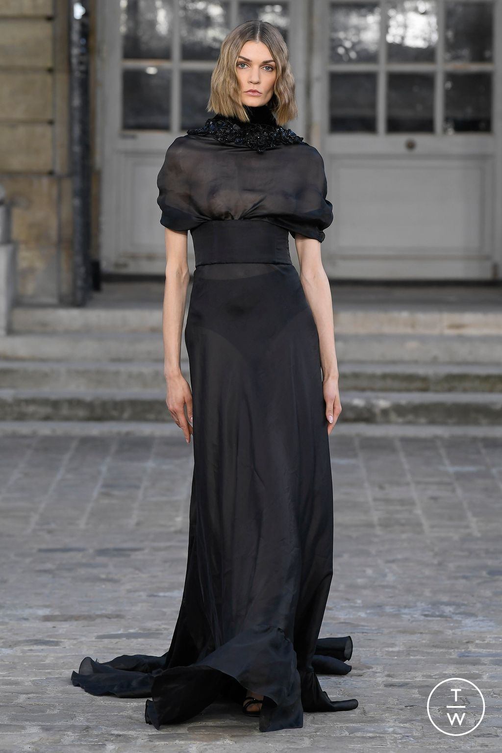 Fashion Week Paris Fall/Winter 2022 look 55 from the Celia Kritharioti collection couture