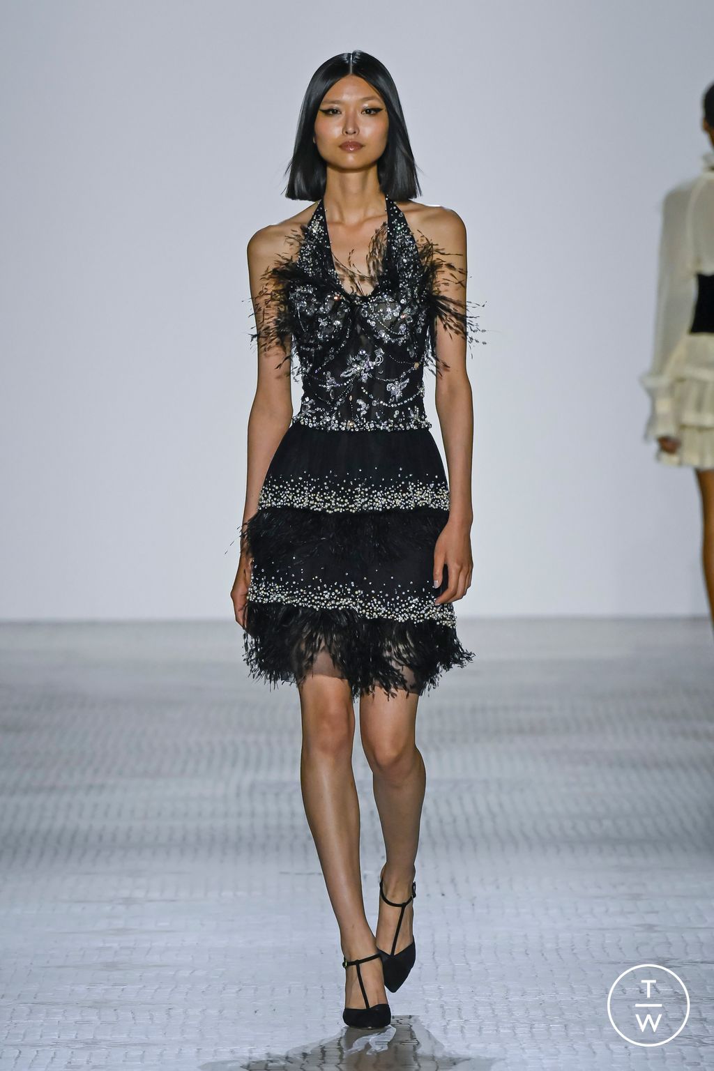 Fashion Week Paris Fall/Winter 2023 look 20 de la collection Celia Kritharioti couture
