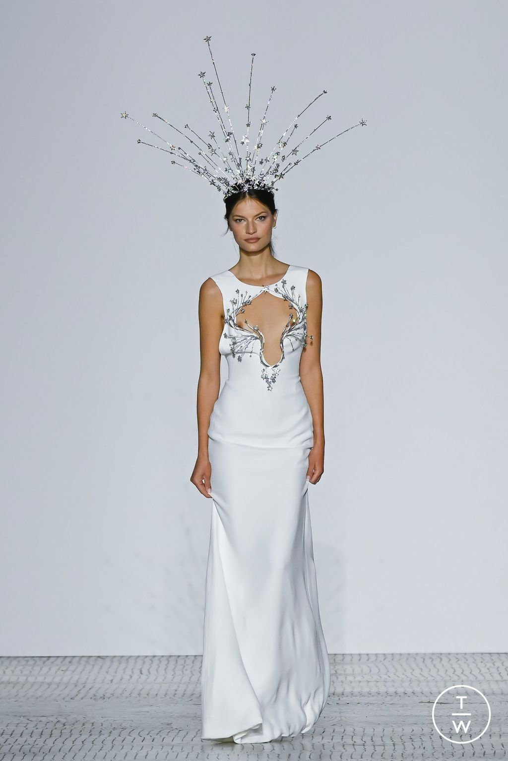 Fashion Week Paris Fall/Winter 2023 look 50 from the Celia Kritharioti collection 高级定制