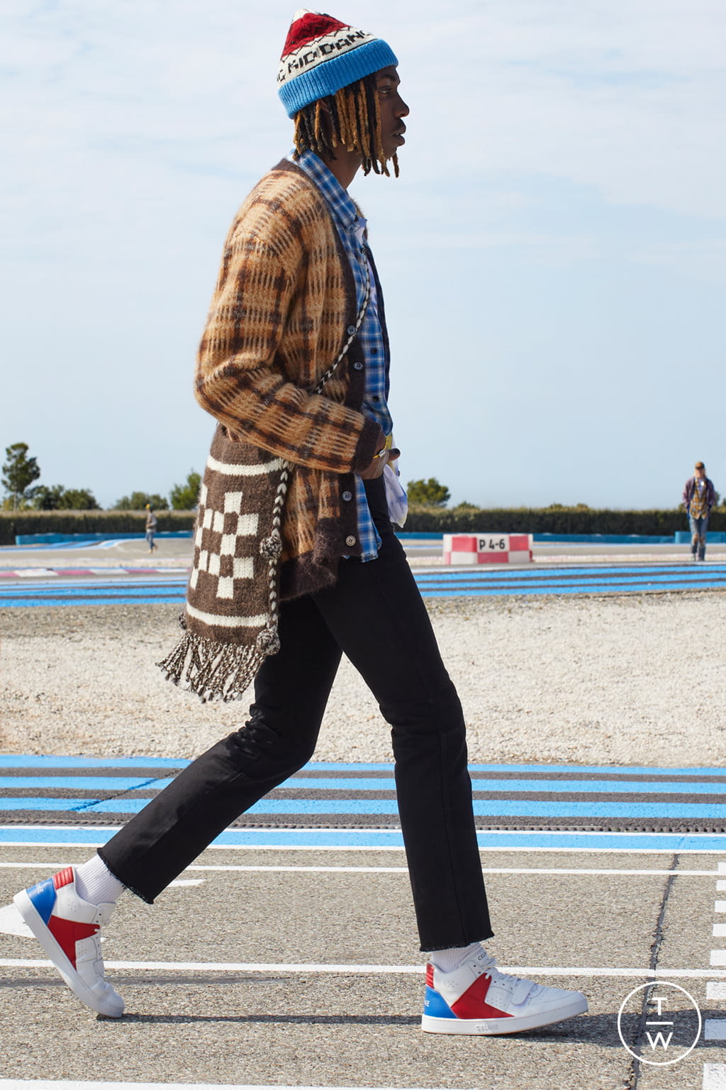 Fashion Week Paris Spring/Summer 2021 look 13 from the Celine collection menswear