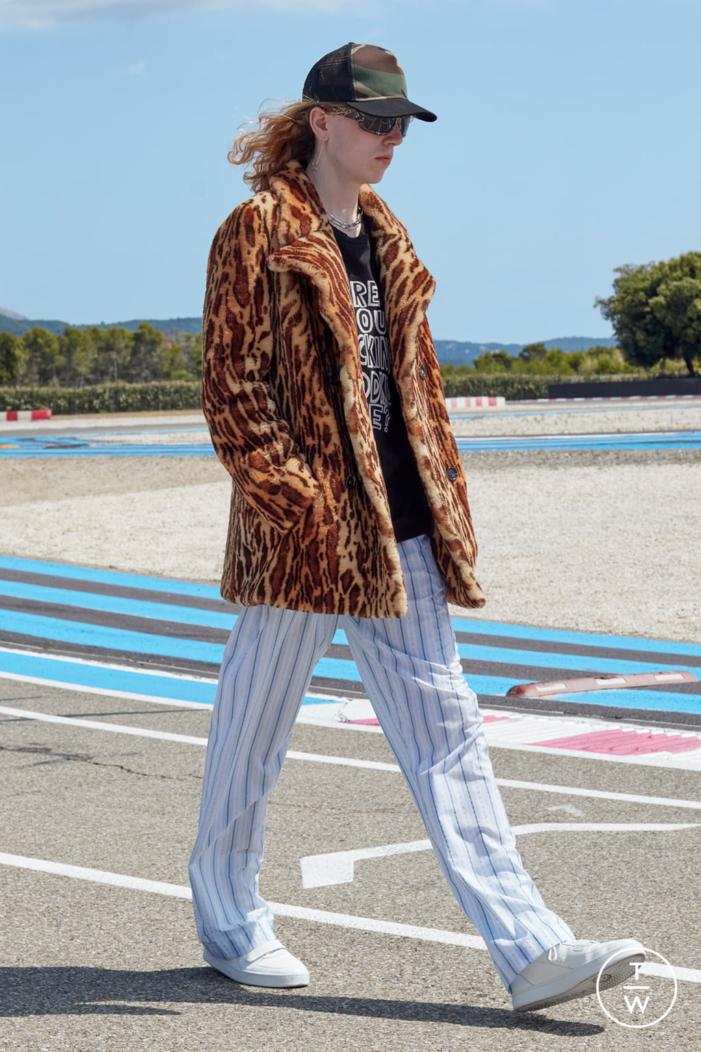 Fashion Week Paris Spring/Summer 2021 look 43 from the Celine collection menswear