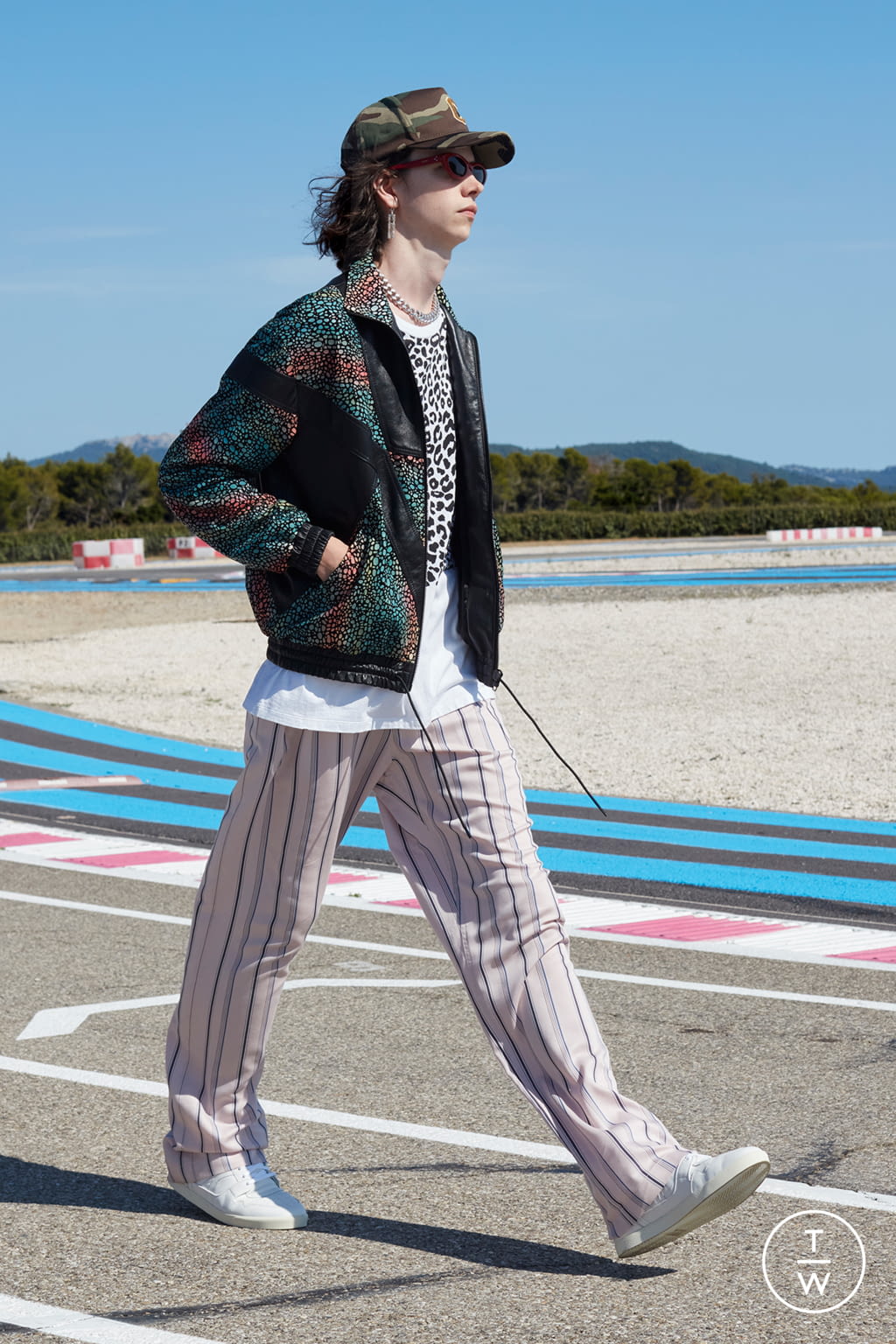 Fashion Week Paris Spring/Summer 2021 look 49 from the Celine collection menswear