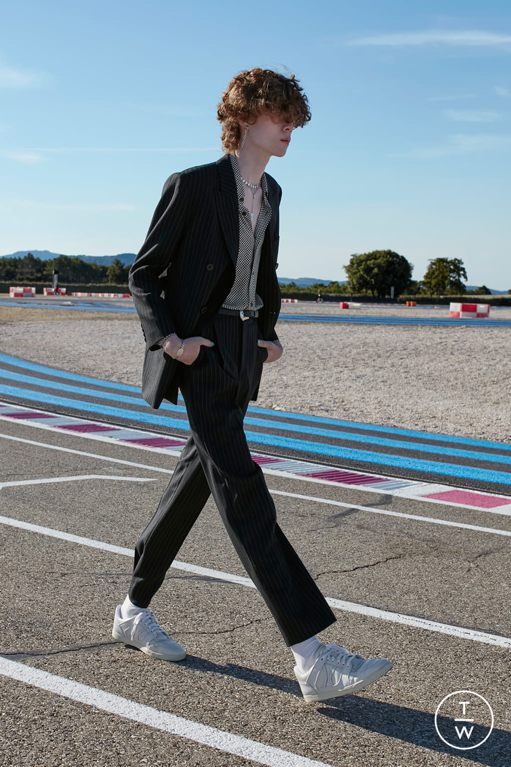 Fashion Week Paris Spring/Summer 2021 look 51 from the Celine collection menswear