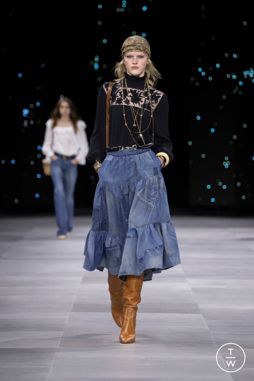 Fashion Week Paris Spring/Summer 2020 look 11 from the Celine collection womenswear