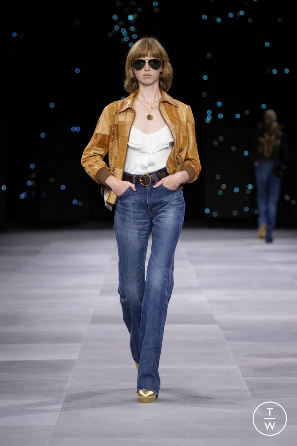 Fashion Week Paris Spring/Summer 2020 look 18 from the Celine collection womenswear