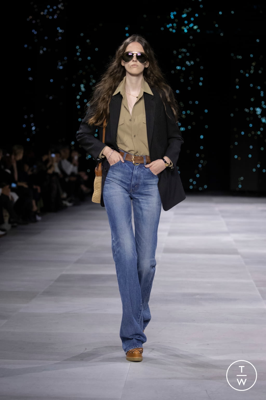 Fashion Week Paris Spring/Summer 2020 look 22 from the Celine collection womenswear