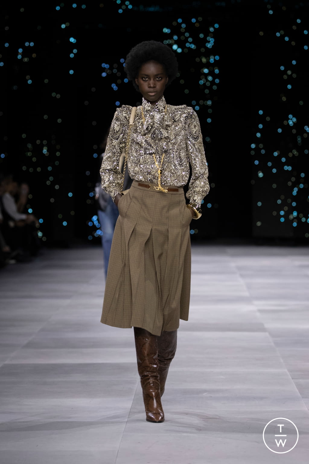 Fashion Week Paris Spring/Summer 2020 look 36 from the Celine collection womenswear