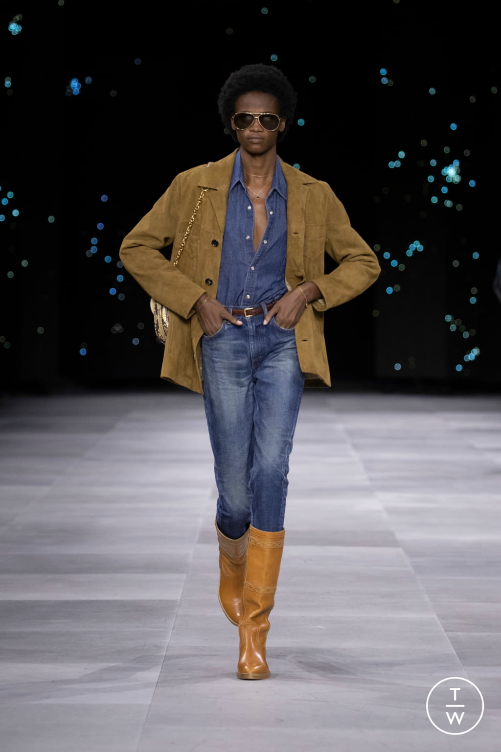 Fashion Week Paris Spring/Summer 2020 look 43 from the Celine collection womenswear