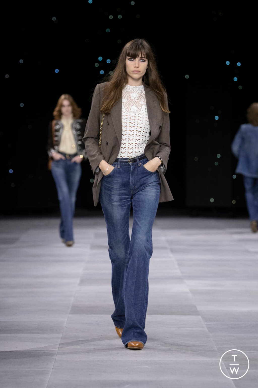 Fashion Week Paris Spring/Summer 2020 look 46 from the Celine collection womenswear