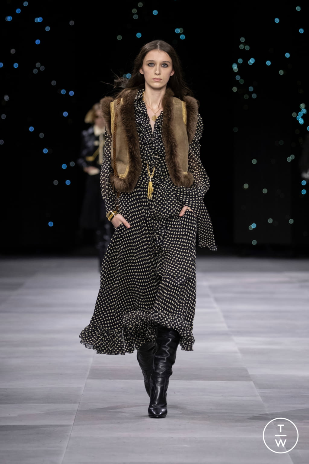 Fashion Week Paris Spring/Summer 2020 look 49 from the Celine collection womenswear
