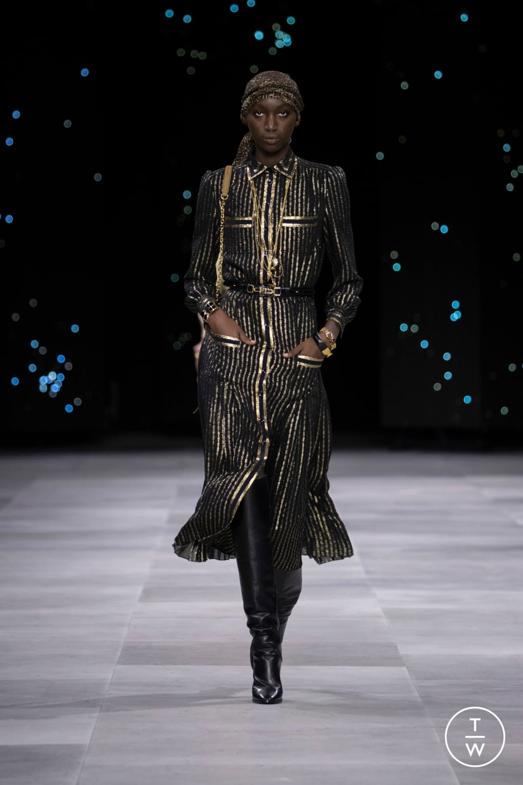 Fashion Week Paris Spring/Summer 2020 look 55 from the Celine collection womenswear
