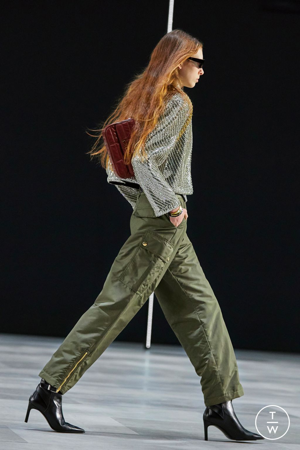 Fashion Week Paris Fall/Winter 2022 look 51 de la collection Celine womenswear