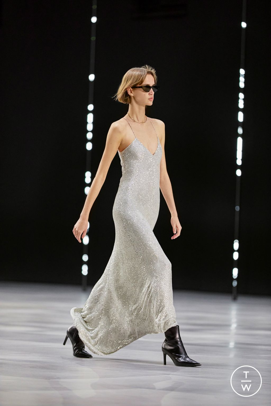 Fashion Week Paris Fall/Winter 2022 look 63 de la collection Celine womenswear