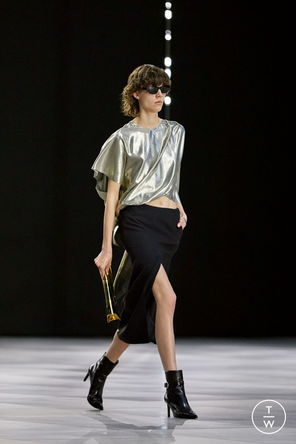 Fashion Week Paris Fall/Winter 2022 look 54 de la collection Celine womenswear
