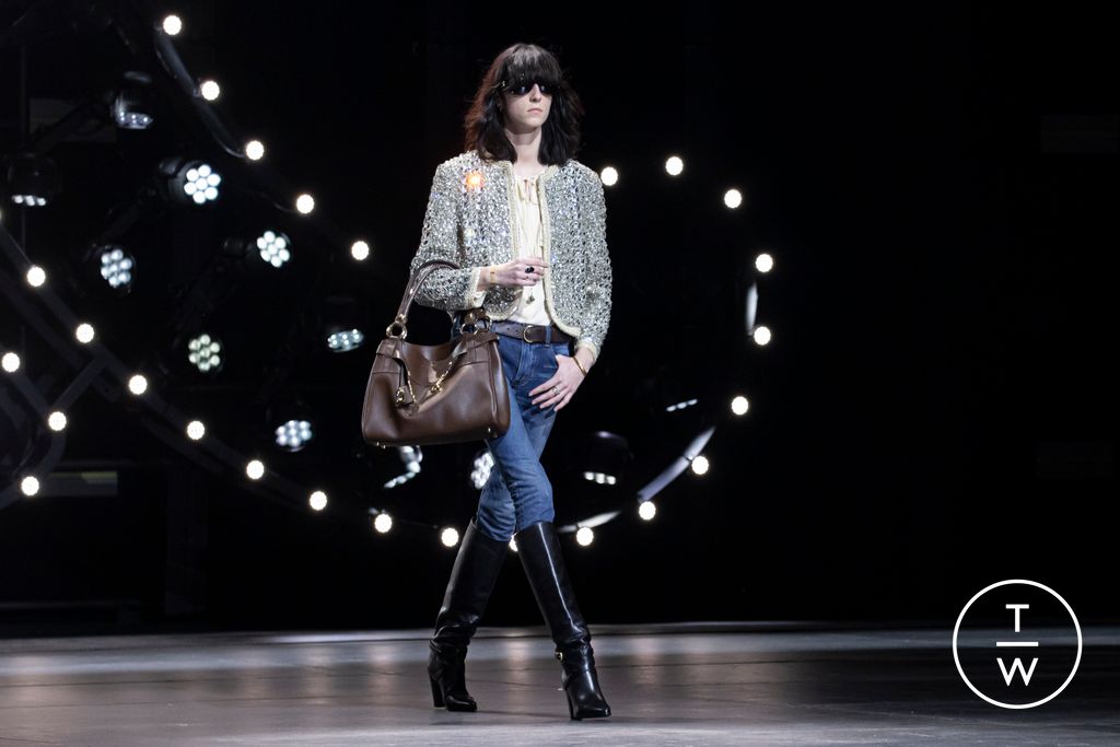 Fashion Week Paris Fall/Winter 2023 look 8 de la collection Celine womenswear