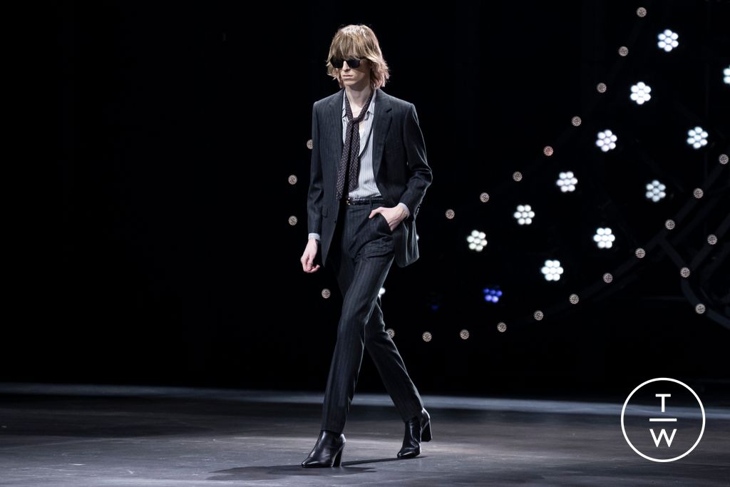 Fashion Week Paris Fall/Winter 2023 look 67 from the Celine collection menswear